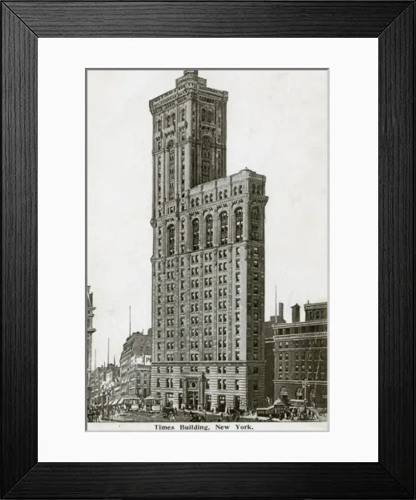 Framed Print : Times Building, New York Framed Print : Times Building, New York