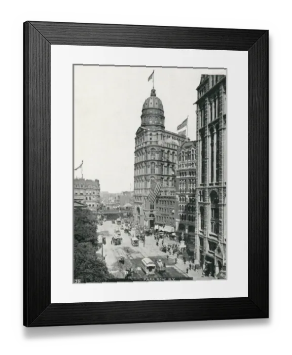 Framed Print : Park Row, New York Framed Print : Park Row, New York