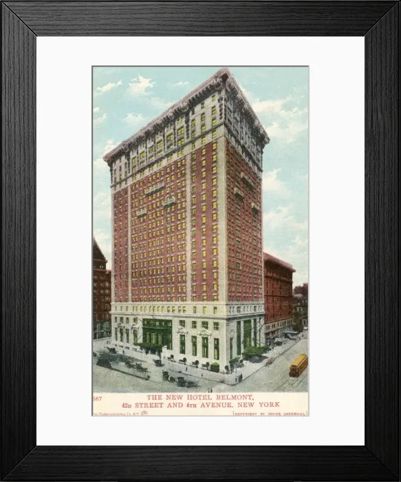 Framed Print : The New Belmont Hotel, New York Framed Print : The New Belmont Hotel, New York