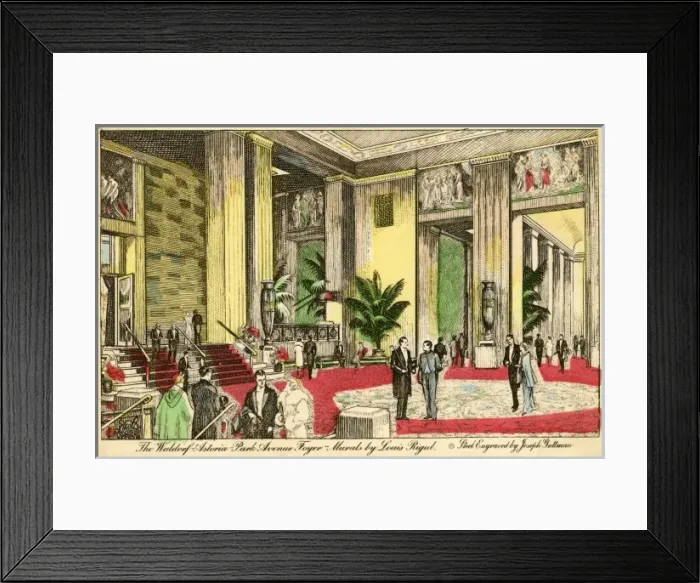 Framed Print : Waldorf Astoria Hotel, New York Framed Print : Waldorf Astoria Hotel, New York