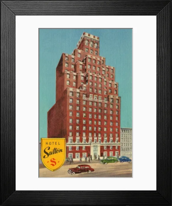 Framed Print : Hotel Sutton, New York Framed Print : Hotel Sutton, New York