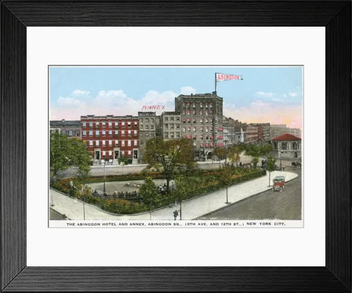 Framed Print : Abingdon Hotel, New York Framed Print : Abingdon Hotel, New York