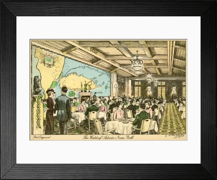 Framed Print : Waldorf Astoria Hotel, New York Framed Print : Waldorf Astoria Hotel, New York