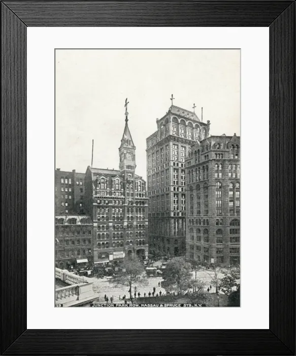 Framed Print : Park Row, New York Framed Print : Park Row, New York