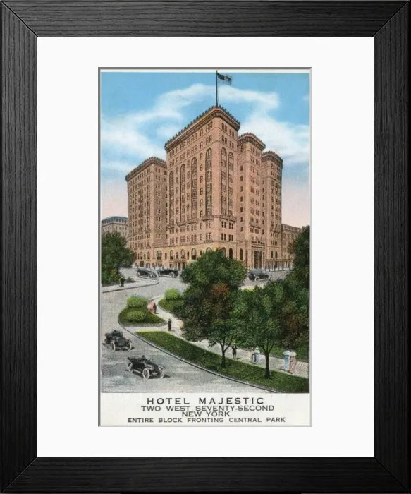 Framed Print : Hotel Majestic, New York Framed Print : Hotel Majestic, New York