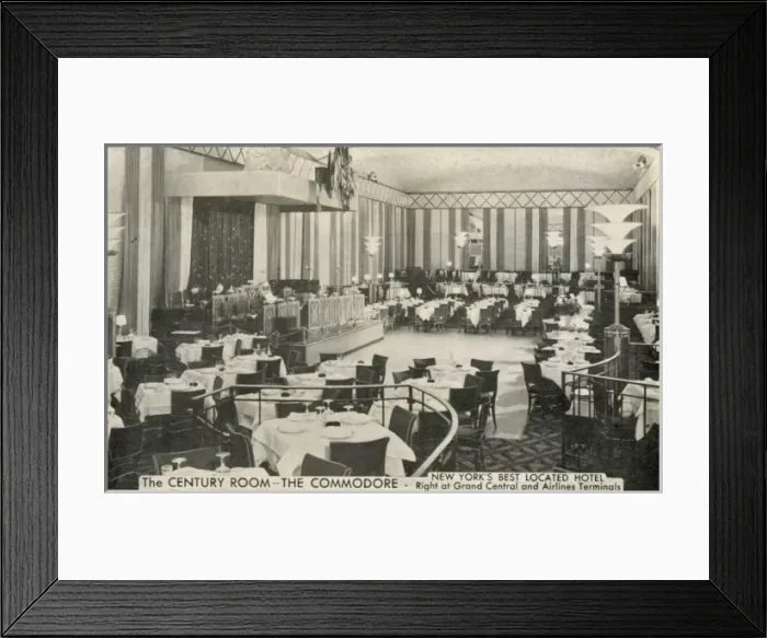 Framed Print : Hotel Commodore, New York Framed Print : Hotel Commodore, New York