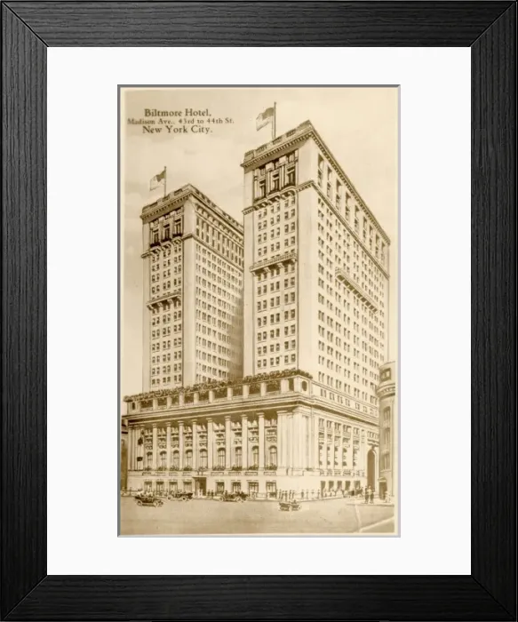 Framed Print : Biltmore Hotel, New York Framed Print : Biltmore Hotel, New York