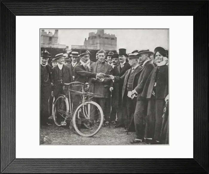 Framed Print : The first aerial post in England Framed Print : The first aerial post in England