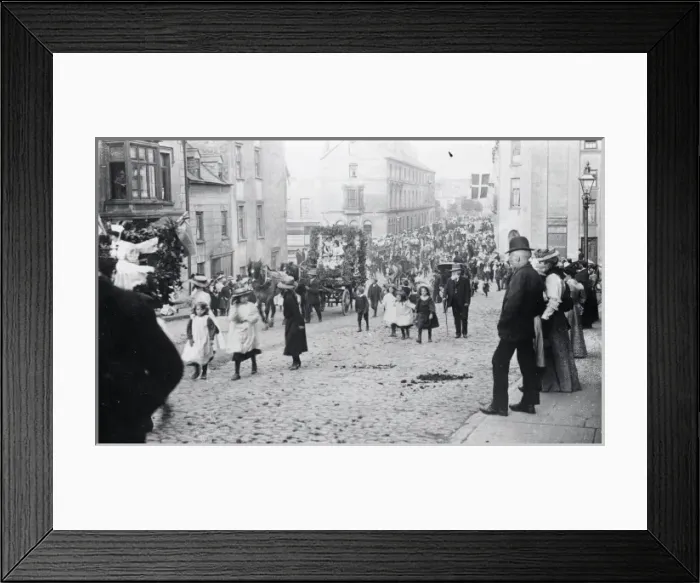 Framed Print : Street carnival, Haverfordwest, South Wales