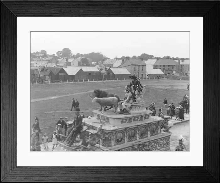 Framed Print : Sangers Circus parade, Haverfordwest, South Wales Framed Print : Sangers Circus parade, Haverfordwest, South Wales