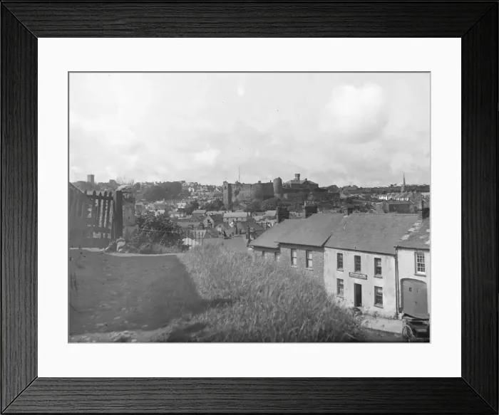 Framed Print : Haverfordwest Castle, Haverfordwest, South Wales Framed Print : Haverfordwest Castle, Haverfordwest, South Wales