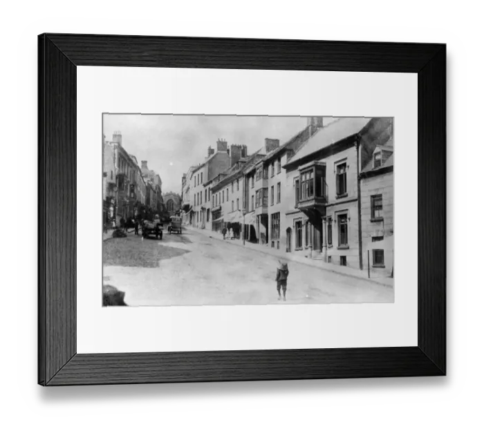 Framed Print : High Street, Haverfordwest, South Wales Framed Print : High Street, Haverfordwest, South Wales