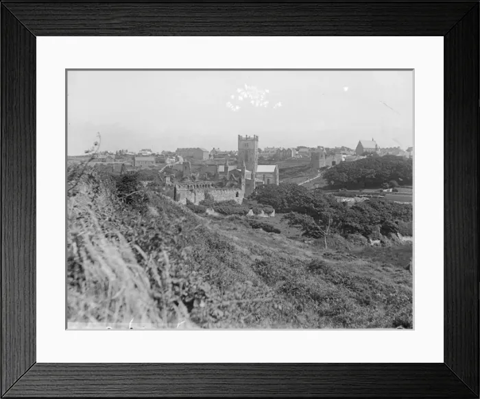 Framed Print : General view, St Davids, Pembrokeshire, South Wales Framed Print : General view, St Davids, Pembrokeshire, South Wales