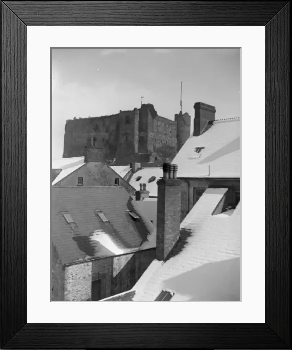 Framed Print : View of the Castle, Haverfordwest, South Wales Framed Print : View of the Castle, Haverfordwest, South Wales