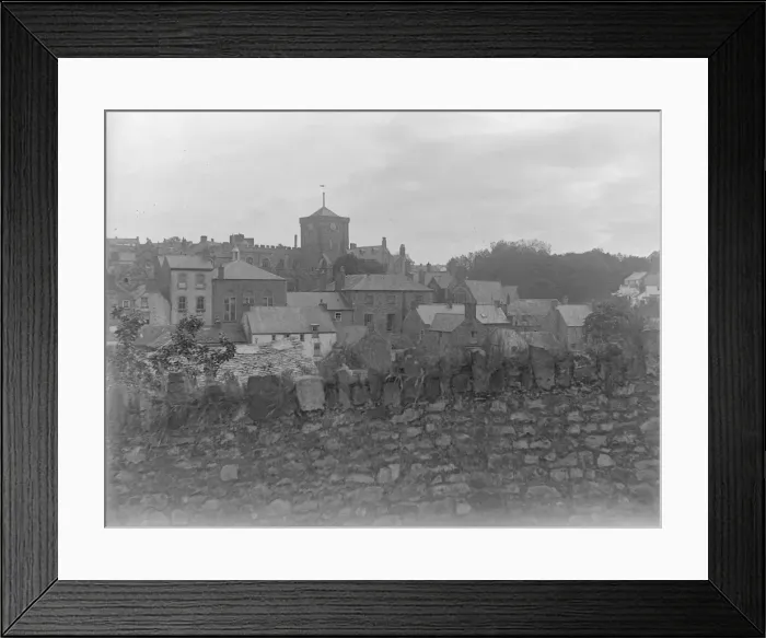 Framed Print : View of St Marys Church, Haverfordwest, South Wales Framed Print : View of St Marys Church, Haverfordwest, South Wales