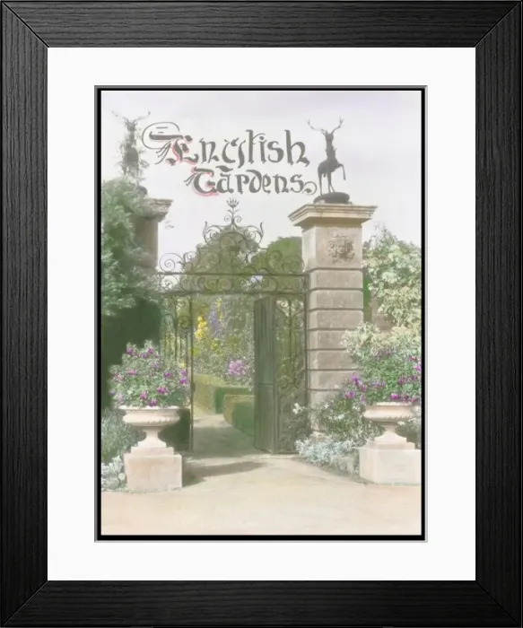 Framed Print : English Gardens title image Framed Print : English Gardens title image