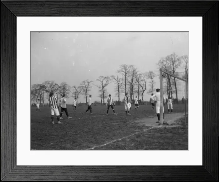 Framed Print : Pembrokeshire football match, South Wales Framed Print : Pembrokeshire football match, South Wales