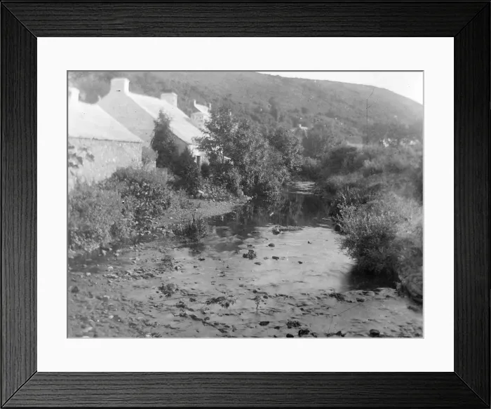 Framed Print : Stream at Solva, Pembrokeshire, South Wales Framed Print : Stream at Solva, Pembrokeshire, South Wales
