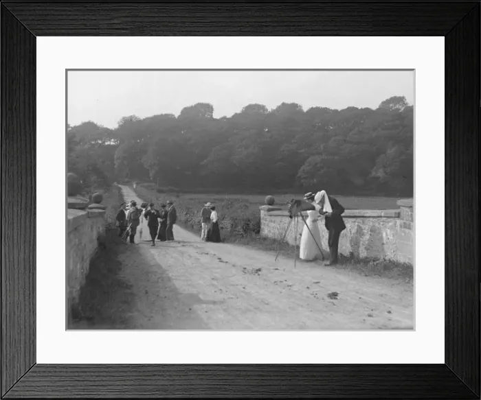Framed Print : Photographic party, Slebech, Pembrokeshire, West Wales Framed Print : Photographic party, Slebech, Pembrokeshire, West Wales
