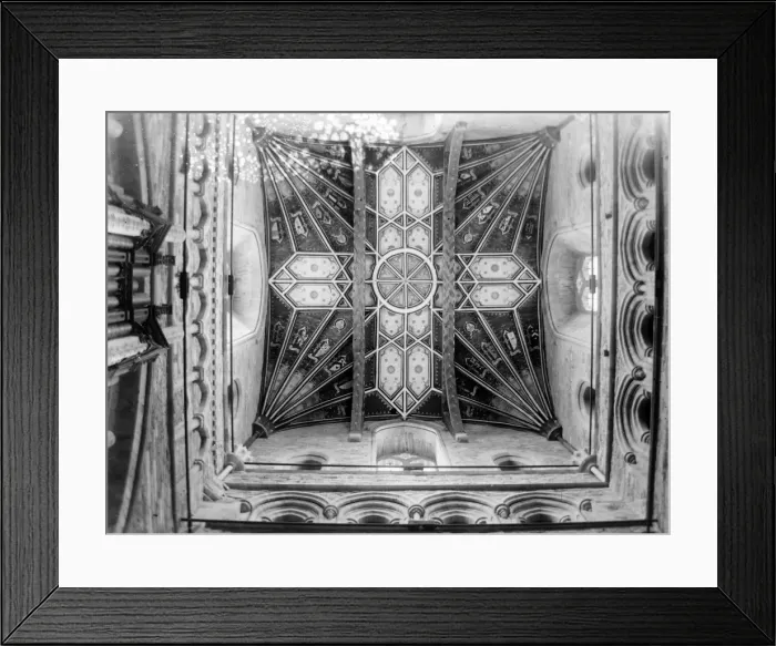 Framed Print : Tower ceiling, St Davids Cathedral, South Wales Framed Print : Tower ceiling, St Davids Cathedral, South Wales