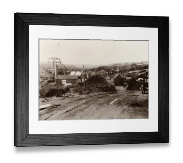 Framed Print : Hook Colliery, Pembrokeshire, South Wales Framed Print : Hook Colliery, Pembrokeshire, South Wales