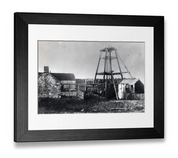Framed Print : Hook Colliery, Pembrokeshire, South Wales