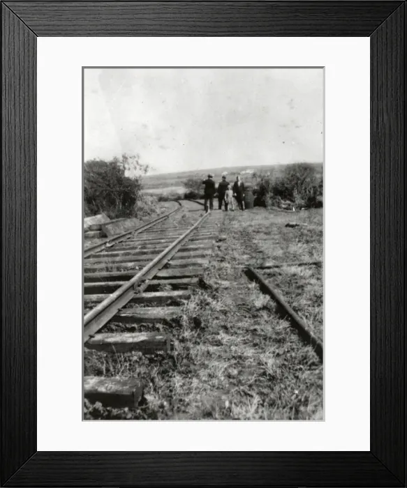 Framed Print : Hook Colliery Railway, Pembrokeshire, South Wales Framed Print : Hook Colliery Railway, Pembrokeshire, South Wales