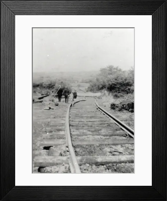 Framed Print : Hook Colliery Railway, Pembrokeshire, South Wales Framed Print : Hook Colliery Railway, Pembrokeshire, South Wales