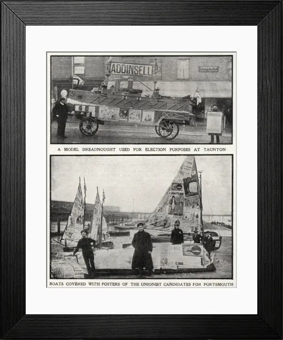 Framed Print : Creative ways of electioneering, 1910 Framed Print : Creative ways of electioneering, 1910