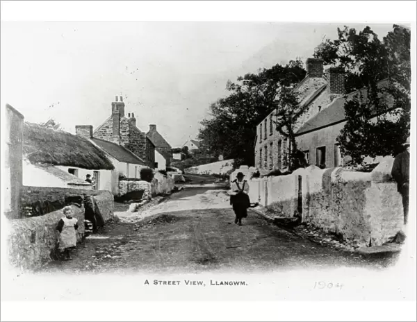 Llangwm village, near Haverfordwest, South Wales