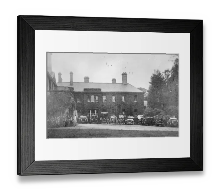 Framed Print : Motor car and cycle club rally, Neyland, South Wales Framed Print : Motor car and cycle club rally, Neyland, South Wales