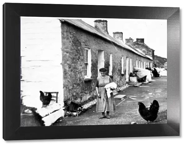 Street scene in Porthgain, Pembrokeshire, South Wales