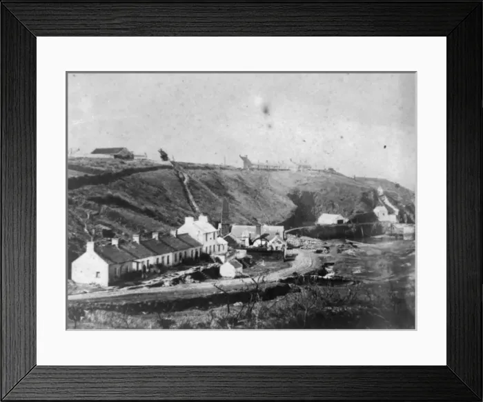 Framed Print : General view of Porthgain, Pembrokeshire, South Wales Framed Print : General view of Porthgain, Pembrokeshire, South Wales