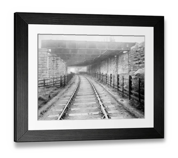 Framed Print : Railway track at Landore, near Swansea, South Wales Framed Print : Railway track at Landore, near Swansea, South Wales