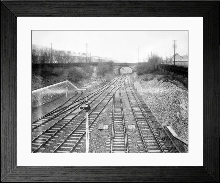 Framed Print : Near Skewen Railway Station, Glamorgan, South Wales Framed Print : Near Skewen Railway Station, Glamorgan, South Wales