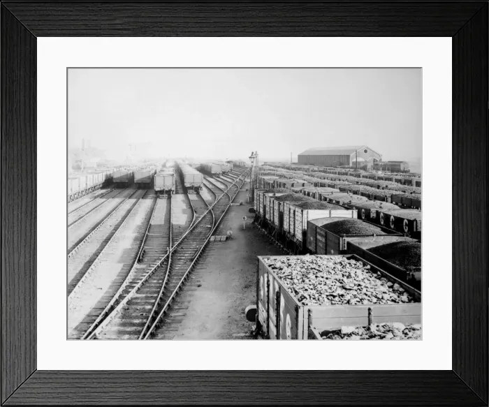 Framed Print : Swansea main railway sidings, Glamorgan, South Wales Framed Print : Swansea main railway sidings, Glamorgan, South Wales