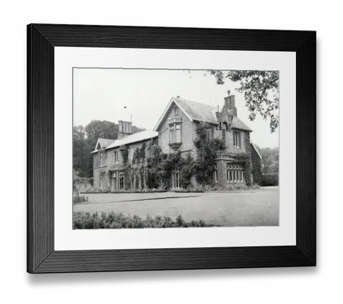 Framed Print : Country house exterior, Crickhowell, Powys, Mid Wales Framed Print : Country house exterior, Crickhowell, Powys, Mid Wales