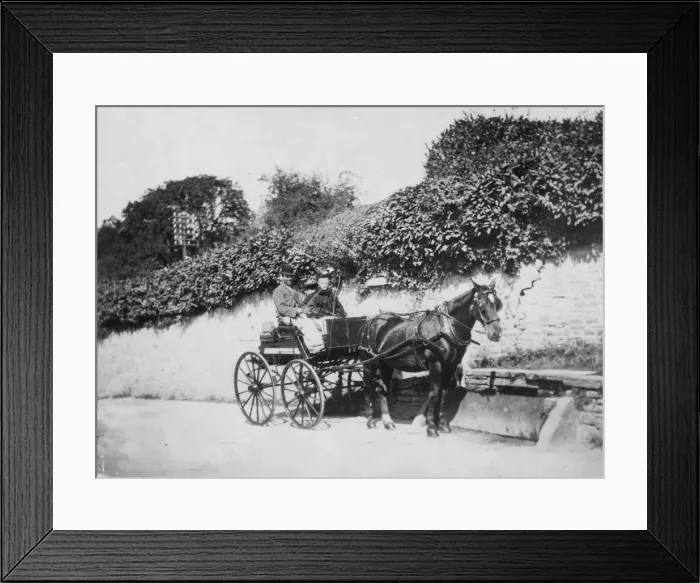 Framed Print : Horse and trap, Crickhowell, Powys, Mid Wales Framed Print : Horse and trap, Crickhowell, Powys, Mid Wales