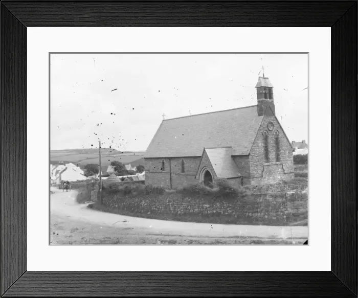 Framed Print : Small church or chapel, Pembrokeshire, South Wales Framed Print : Small church or chapel, Pembrokeshire, South Wales