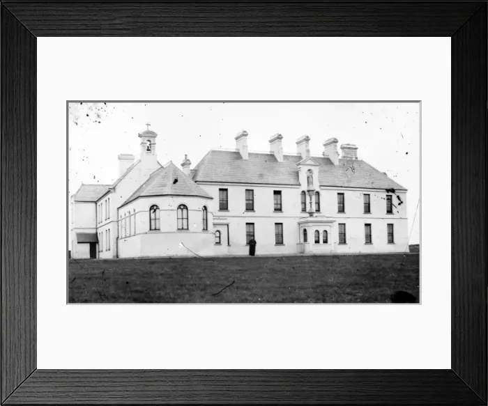 Framed Print : Large monastic villa in Mid or South Wales Framed Print : Large monastic villa in Mid or South Wales