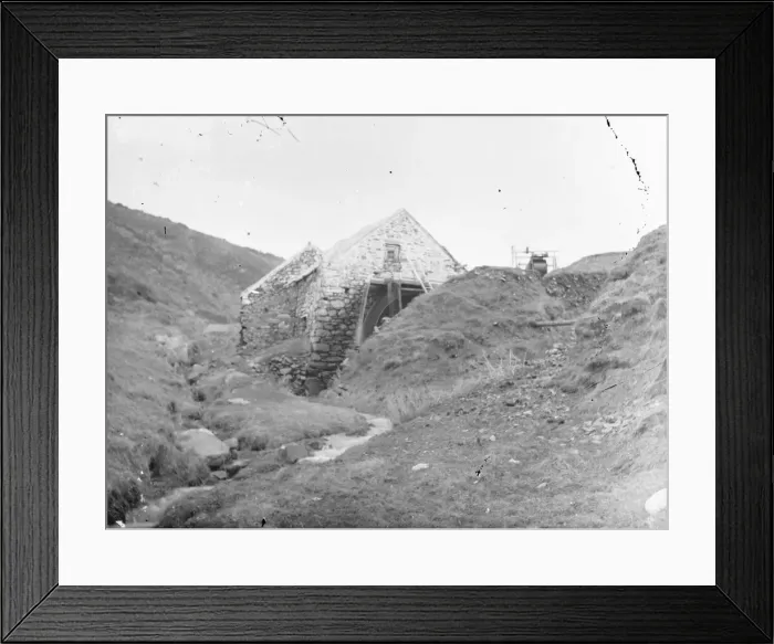 Framed Print : Working water wheel and mill, Pembrokeshire, South Wales Framed Print : Working water wheel and mill, Pembrokeshire, South Wales