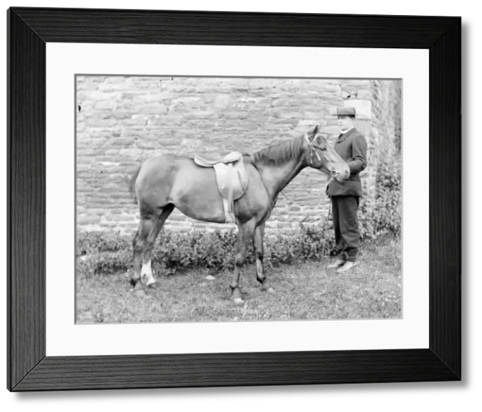 Framed Print : Vicar and his horse, Mid Wales Framed Print : Vicar and his horse, Mid Wales