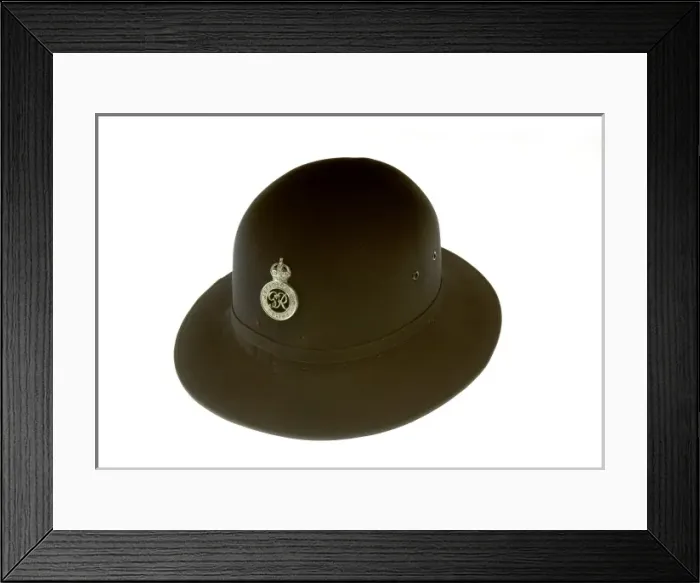 Framed Print : Metropolitan Police hat Framed Print : Metropolitan Police hat