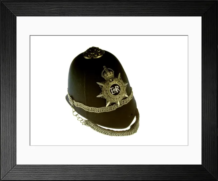 Framed Print : Metropolitan Police helmet Framed Print : Metropolitan Police helmet