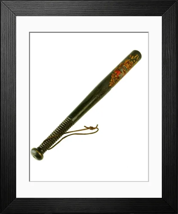 Framed Print : Metropolitan Police truncheon Framed Print : Metropolitan Police truncheon