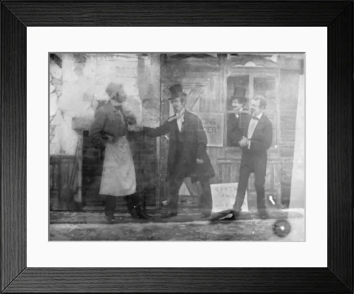 Framed Print : Scene from an Edwardian theatrical production Framed Print : Scene from an Edwardian theatrical production