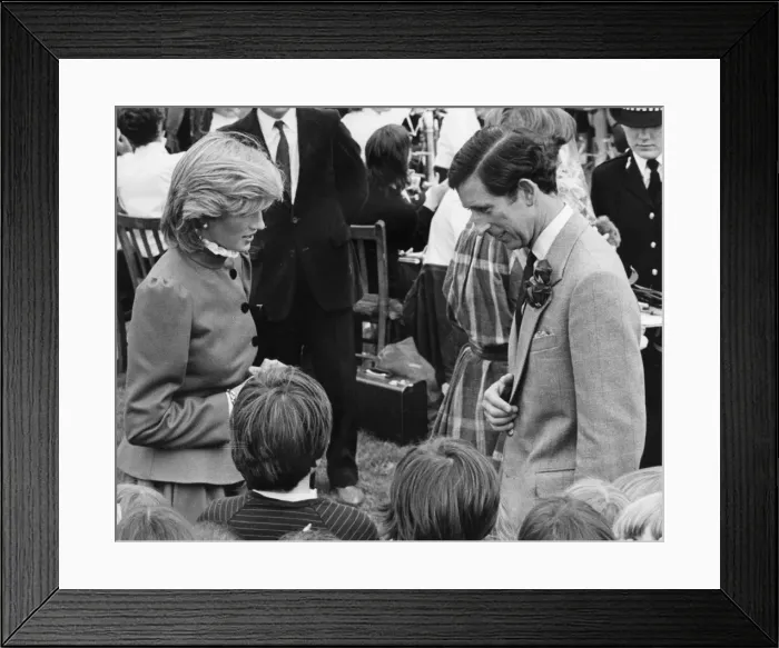 Framed Print : Prince and Princess of Wales - St. Columb, Cornwall Framed Print : Prince and Princess of Wales - St. Columb, Cornwall