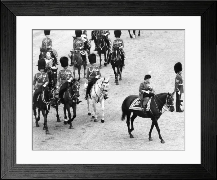 Framed Print : Trooping the Colour - the Queens last ride Framed Print : Trooping the Colour - the Queens last ride