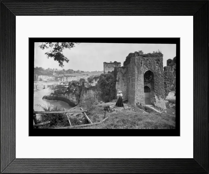 Framed Print : Chepstow Castle, Gwent, Wales Framed Print : Chepstow Castle, Gwent, Wales