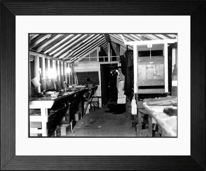 Framed Print : Reginald Malbys photographic studio Framed Print : Reginald Malbys photographic studio